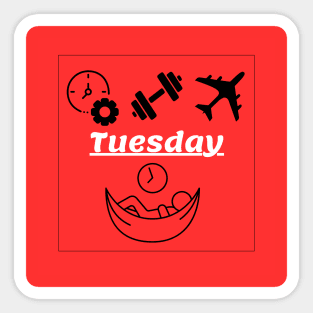 Tuesday Sticker